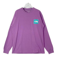 THE NORTH FACE ザノースフェイス NT32438 L/S Sleeve Graphic Tee パープル sizeL 瑞穂店