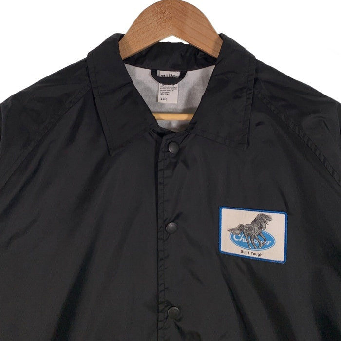 CHALLENGER チャレンジャー IRON HORSE COACH JACKET アイアンホース プリント コーチジャケット ブラック ナイロン Size L 福生店