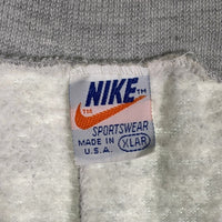70-80's NIKE ナイキ サイドライン スウェットパンツ グレー USA製 やや薄手 Size XL 福生店