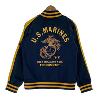 Ted Company テッドカンパニー トラックジャケット ジャージトップ プリント ネイビー イエロー Size M 福生店