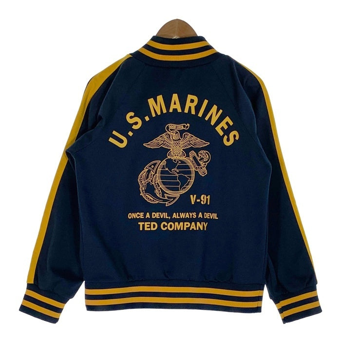 Ted Company テッドカンパニー トラックジャケット ジャージトップ プリント ネイビー イエロー Size M 福生店