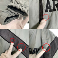 00's U.S.ARMY 米軍 IPFU JACKET ナイロン トレーニングジャケット ミリタリー グレー 8415-01-465-4820 04年会計 Size S-S 福生店