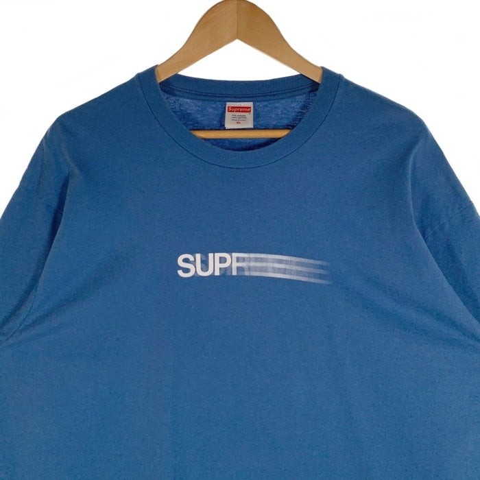 SUPREME シュプリーム 23SS Motion Logo Tee モーションロゴ プリントTシャツ ライトブルー Size XL 福生店