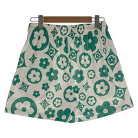 BRAVEST STUDIOS ブレイベストスタジオ フラワープリント メッシュ ショートパンツ ホワイト グリーン Size L 福生店