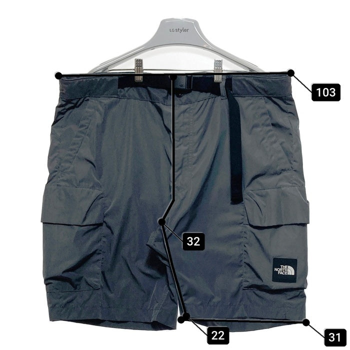 THE NORTH FACE ノースフェイス カーゴポケット ショーツ ショートパンツ グレー ポリエステル NF0A879R Size 38 瑞穂店