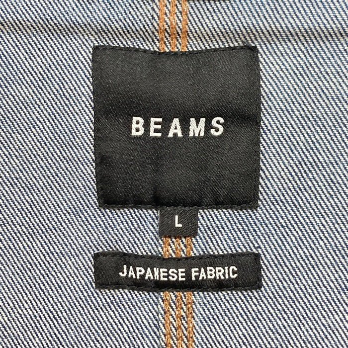 BEAMS ビームス デニム カバーオール ジャケット USED加工 インディゴ 23F-BM1812 Size L 瑞穂店