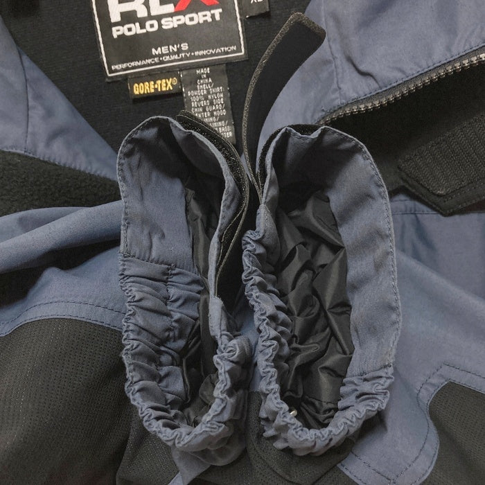 RLX POLO SPORT ポロスポーツ ラルフローレン GORE-TEX ゴアテックス ナイロン マウンテンパーカー ネイビー Size XL 瑞穂店