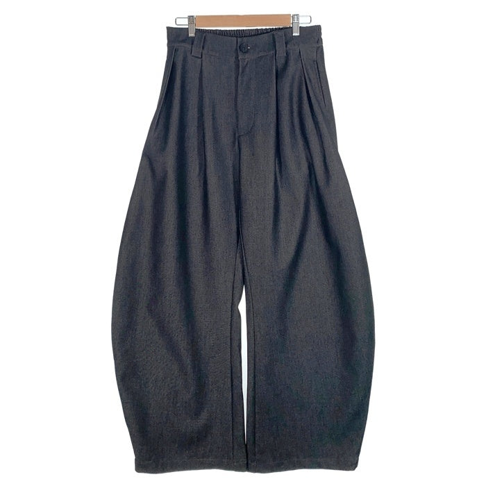 YHONE 2タック ワイドパンツ ブラック Size 30 福生店