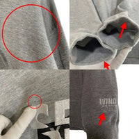 WIND SEA ウィンダンシー GOD SELECTION XXX ゴットセレクショントリプルエックス ロゴ プルオーバー フーディー パーカー グレー WDS-XXX-SP-07 Size XL 福生店