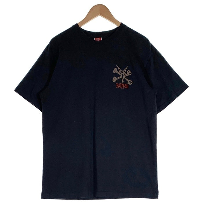 00's POWELL PERALTA パウエル ペラルタ RAT BONES ラットボーンズ 半袖 Tシャツ ブラック Size L 福生店