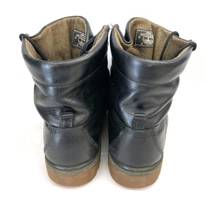 Timberland ティンバーランド HAINSWORTH 6ホール レザーブーツ ブラック Size 約25-26cm 瑞穂店