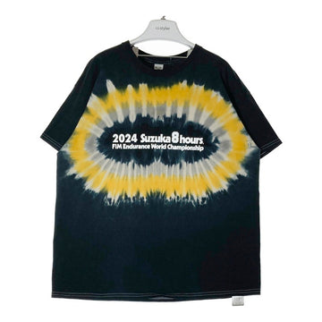 CHALLENGER チャレンジャー Suzuka 8 Hours 2024 鈴鹿8耐 Kode Talkers コードトーカーズ TIE DYE TEE タイダイTシャツ ブラック sizeXL 瑞穂店