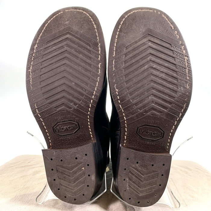 Wesco ウエスコ BOSS ボス レザーエンジニアブーツ ブラック スチールトゥ ビブラム430 11/07 Size 9E (27cm) 福生店