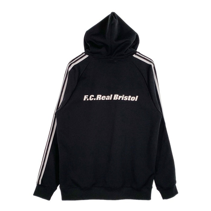 F.C.Real Bristol エフシーレアルブリストル 24SS TRAINING TRACK HOODIE トレーニングトラックフーディー ジャージ ブラック FCRB-240013 Size L 福生店