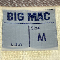 BIG MAC ビッグマック チェック フランネルシャツ オーバーサイズ サイドポケット 復刻 221-1003 ターコイズ SizeM 瑞穂店