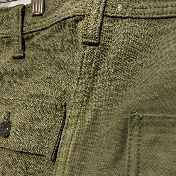 SAMURAI JEANS サムライジーンズ ヘビーバックサテン ベイカーパンツ オリーブ SJ52BP Size 30 瑞穂店