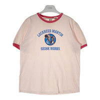 BUZZ RICKSON バズリクソン The Skunk Works プリントTシャツ ピンク sizeXL 瑞穂店