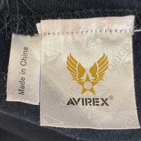 AVIREX アヴィレックス オールドイングリッシュ ロゴ Tシャツ ブラック sizeM 瑞穂店
