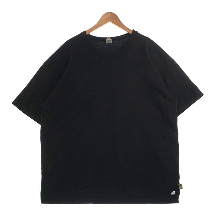 LOS ANGELS APPALEL ロサンゼルスアパレル SSZ エスエスズィー A.H エーエイチ 8.5 OUNCE 半袖 Tシャツ SSZ メモ帳タグ AH刺繡 ブラック USA製 Size 2XL 福生店
