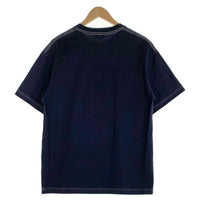 X LARGE エクストララージ ERIC HAZE エリックヘイズ LOGO S/S DYED TEE 製品染め プリントTシャツ ネイビー 149252011002 Size L 福生店