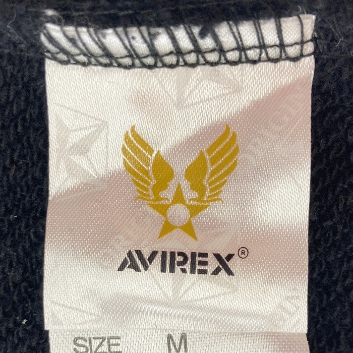 AVIREX アヴィレックス 6062213103 オールドイングリッシュ 発泡プリント ブラック sizeM 瑞穂店