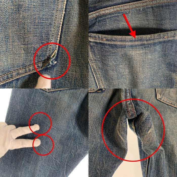 DENIME ドゥニーム Lot.014 セルビッチ デニムパンツ 赤耳 インディゴ Size W32 L36 福生店