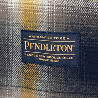 PENDLETON ペンドルトン ニコアンド別注 ZIP CPOジャケット ブラウン×イエロー sizeL 瑞穂店