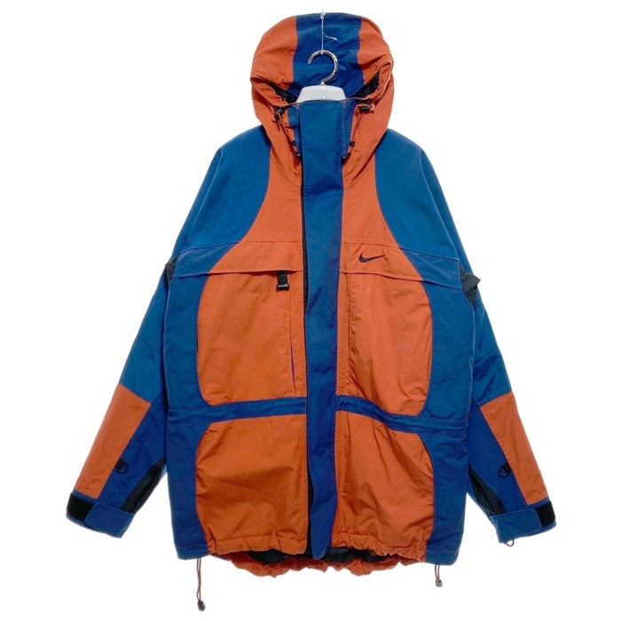 90's~ NIKE ACG ナイキ STORM FIT OUTER 3 LAYER マウンテンパーカー ジャケット ブルーxオレンジ Size L 瑞穂店