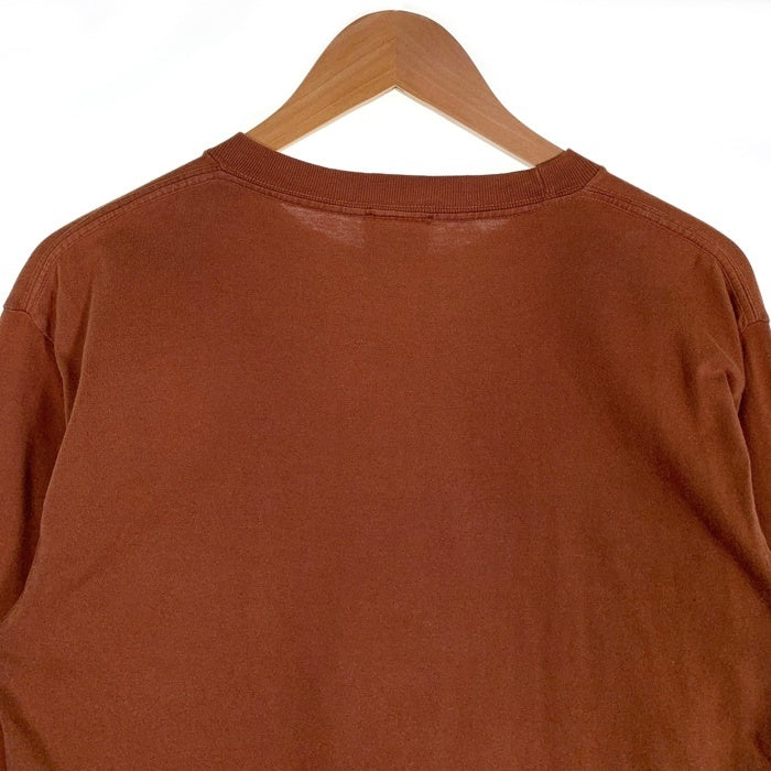 90's FUCT ファクト NYC SKATE エヌワイシースケート L/S T Shirt 長袖 Tシャツ ブラウン シルバー Size L 福生店