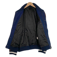 glamb グラム Shyly maria JKT シャイリーマリアジャケット 袖革 スタジャン ネイビー ブラウン GB13AT/JKT27 Size 4 福生店