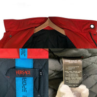 VERSACE SPORT ヴェルサーチ スポーツ ジップアップ ジャケット レッド 37770-116284 Size 48 福生店