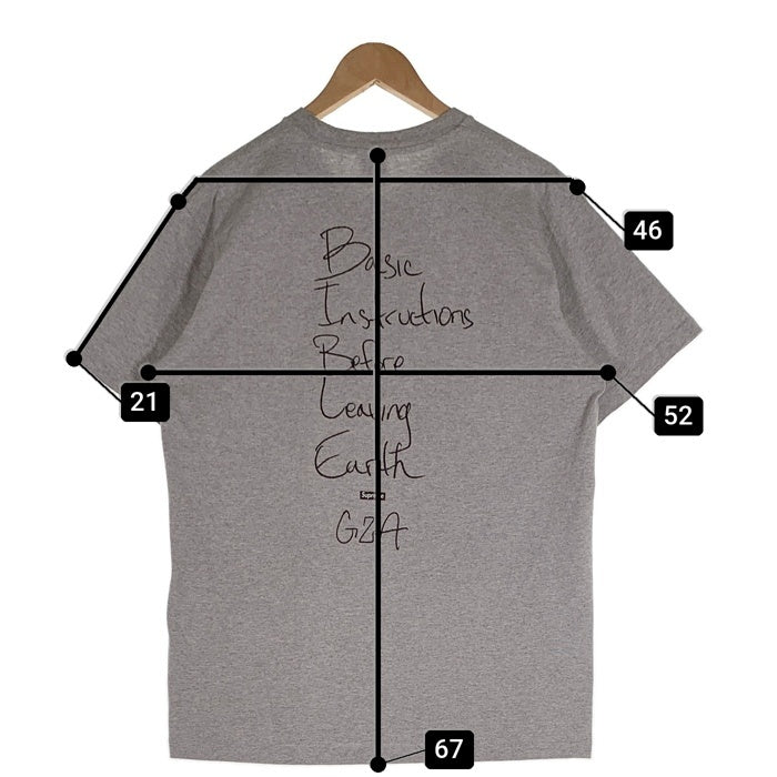 SUPREME シュプリーム 18AW LIQUID SWORDS TEE リキッドソード GZA ジザ WU-TANG CLAN プリントTシャツ グレー SIze M 福生店
