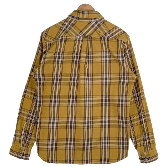SOFT MACHINE ソフトマシーン チェック柄 長袖 シャツ イエロー SIze L 福生店