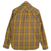 SOFT MACHINE ソフトマシーン チェック柄 長袖 シャツ イエロー SIze L 福生店