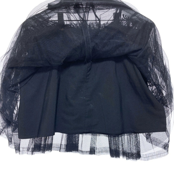 DIESEL ディーゼル フリル デニム切替 ミニスカート ブラック sizeS 瑞穂店