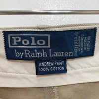 Polo Ralph Lauren ポロラルフローレン USAファブリック ANDREW PANT アンドリュー ツータック チノパンツ ベージュ size36 瑞穂店