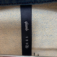 glamb グラム L/S Denim Shirts デニムシャツ スナップボタン インディゴ GB15AT/SH08 Size 4 瑞穂店