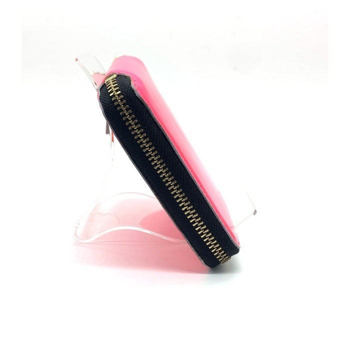 COMME des GARCONS コムデギャルソン SUPER FLUO-PINK ジップウォレット ピンク SA2100SF 福生店