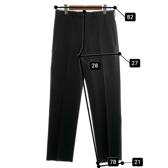 PRADA プラダ ポリエステル ストレート スラックス パンツ グレー Size 48 福生店