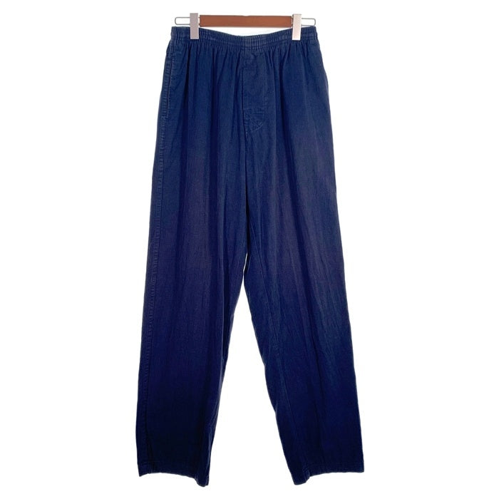 90's STUSSY ステューシー コットン ビーチパンツ イージー ネイビー