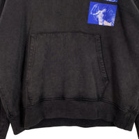 OFF-WHITE オフホワイト 19AW ハードコア カラヴァッジオ プルオーバースウェットパーカー ブラック フェード加工 OMBB037F19E30009 Size L 福生店