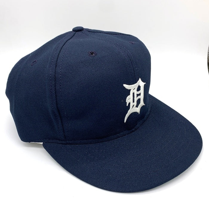 90's~ MLB デトロイト・タイガース スナップバックベースボールキャップ ネイビー USA製 ANNCO 福生店