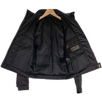 PRADA SPORT プラダスポーツ Leather Yoke Down Jacket レザー ダウンジャケット ブラック SGH163 Size 48 福生店