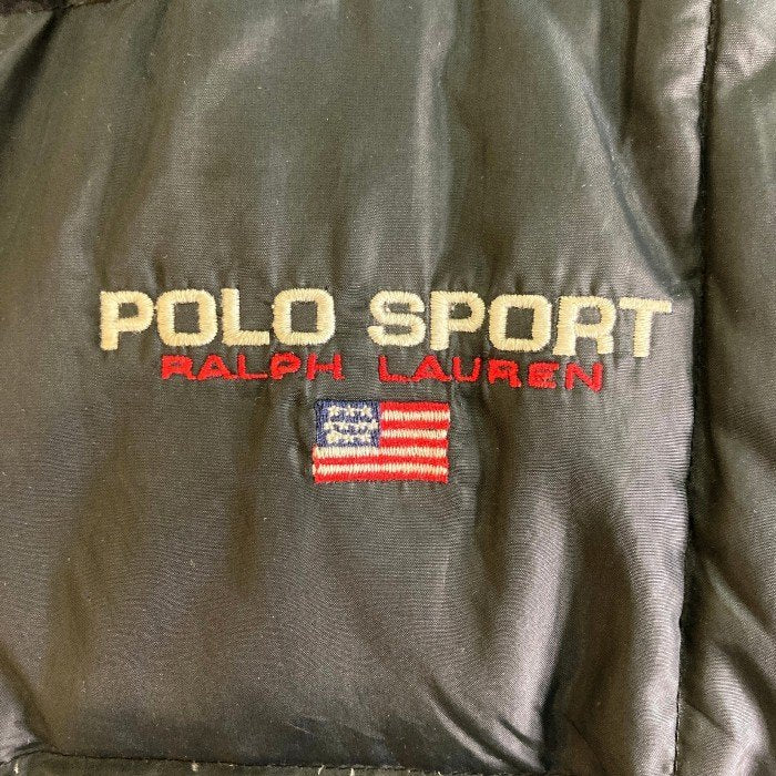 POLO SPORT ポロスポーツ ダウンベスト ブラック sizeM 瑞穂店