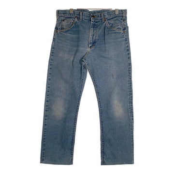 70's Lee リー 200 サイド黒タグ デニムパンツ インディゴ 革パッチ TALONファスナー 脇割 101Z Size 36 福生店