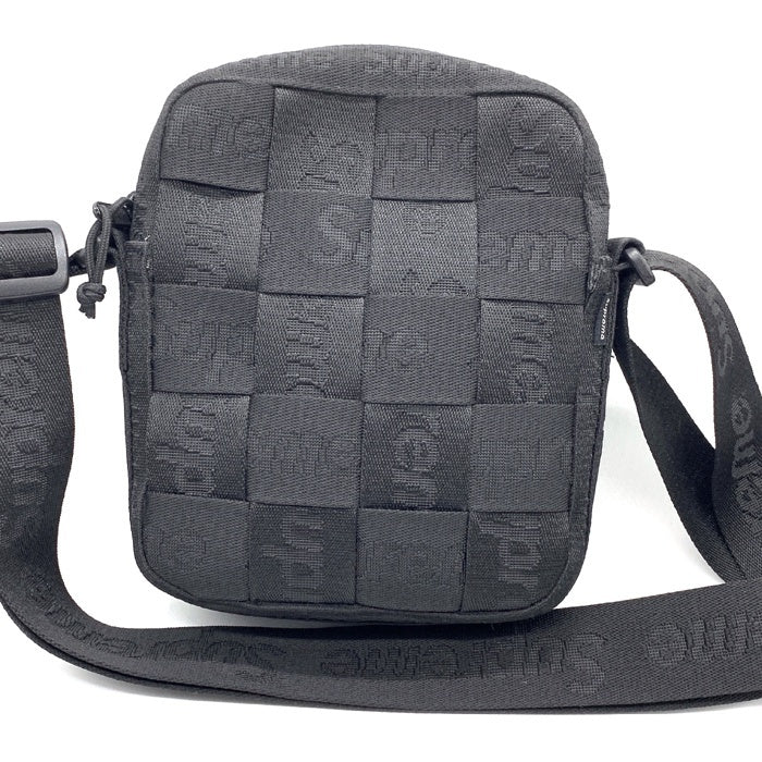 SUPREME シュプリーム 23SS Woven Shoulder Bag ウーブン ショルダーバッグ ブラック 福生店