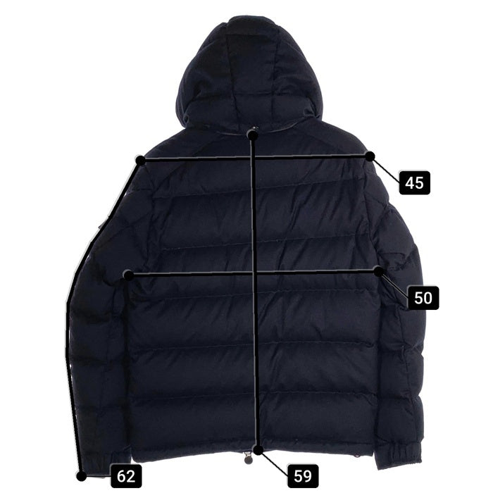 MONCLER モンクレール MONTGENEVRE GIUBBOTTO モンジュネーブル ウール ダウンジャケット ネイビー  E20914033805 54272 Size 1 福生店