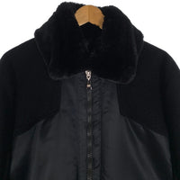 ennerre エネーレ ナイロン ウール ベンチコート ブラック 中綿 NR32JX03 Size 52 福生店