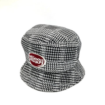 STUSSY ステューシー Lola Plaid Knit BuketHat バケットハット ブラック sizeXS 瑞穂店