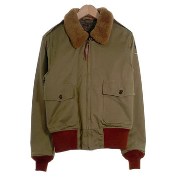 BUZZ RICKSON'S バズリクソンズ TYPE B-10 フライトジャケット 赤リブ カーキ BR11134 Size 38 福生店